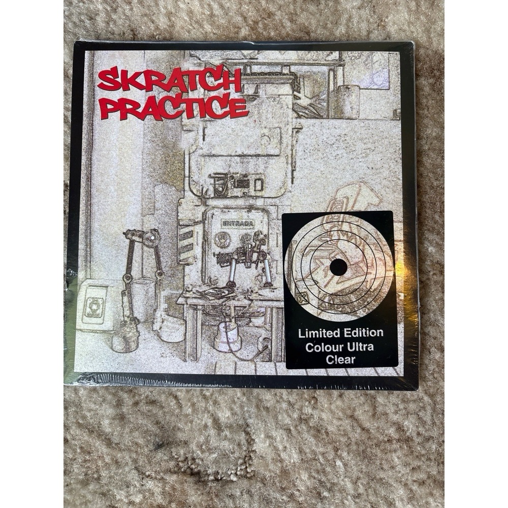 DJ T-Kut Skratch Practice 7 Vinyl Record Clear Limited Edition Battle Tool New